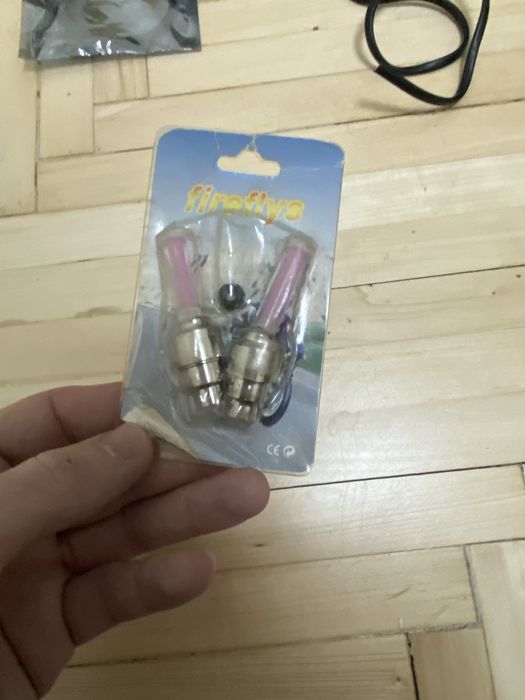 Ковпачки на велосипед Fireflys 2 шт. Рожевий