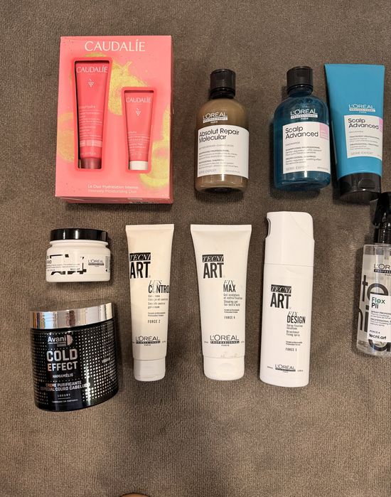Produtos loreal & Caudalie & avani