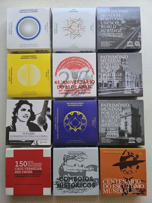 Moedas Proof Portugal