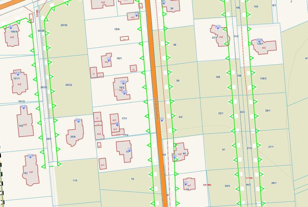 Działka budowlana na sprzedaż – ul. Wisienki, Warszawa Wawer (nr 4/2)