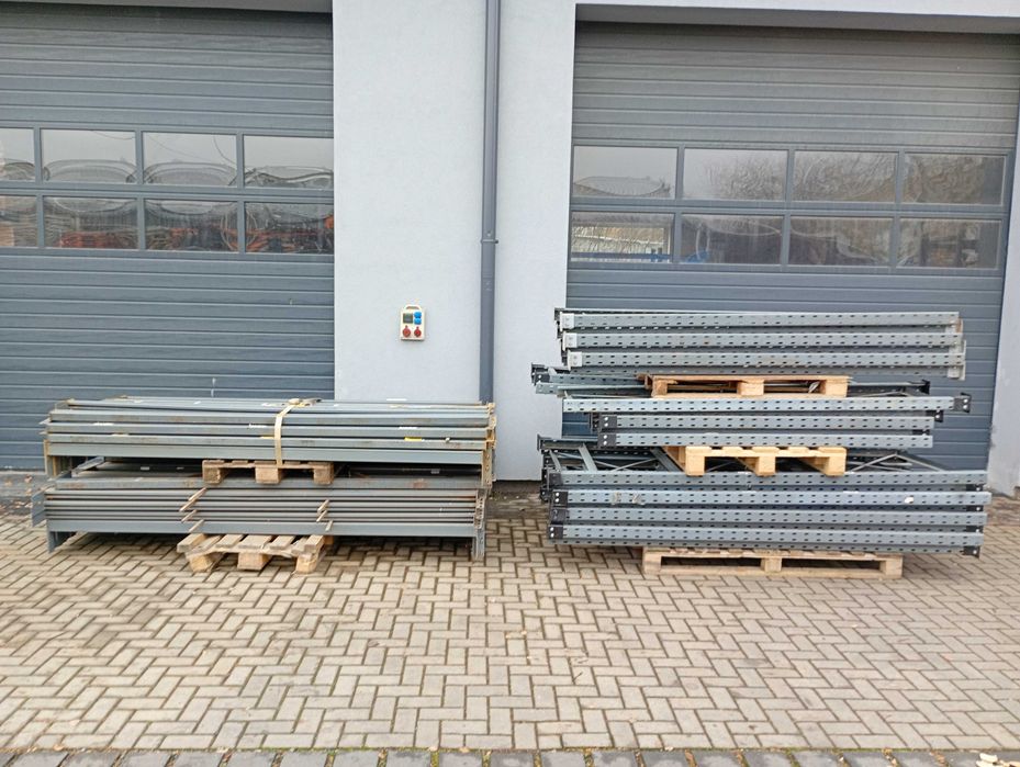 Regał magazynowy Dexion 865cmx200cmx80cm garażowy kontenerowy hala