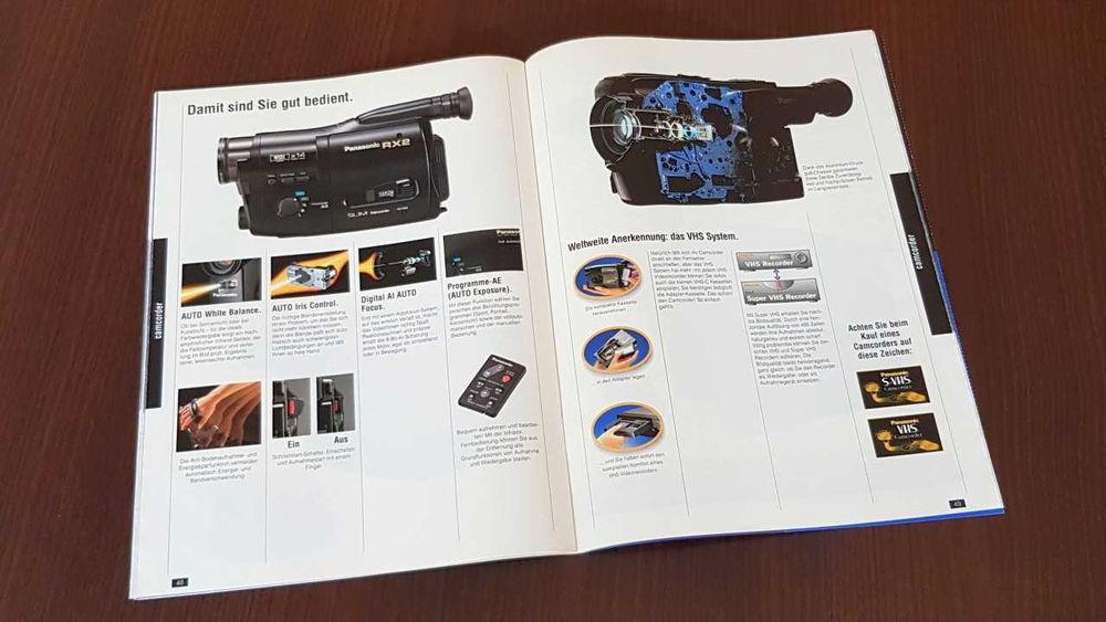 Katalog Prospekt Panasonic TV VIDEO 1996/1997 Retro