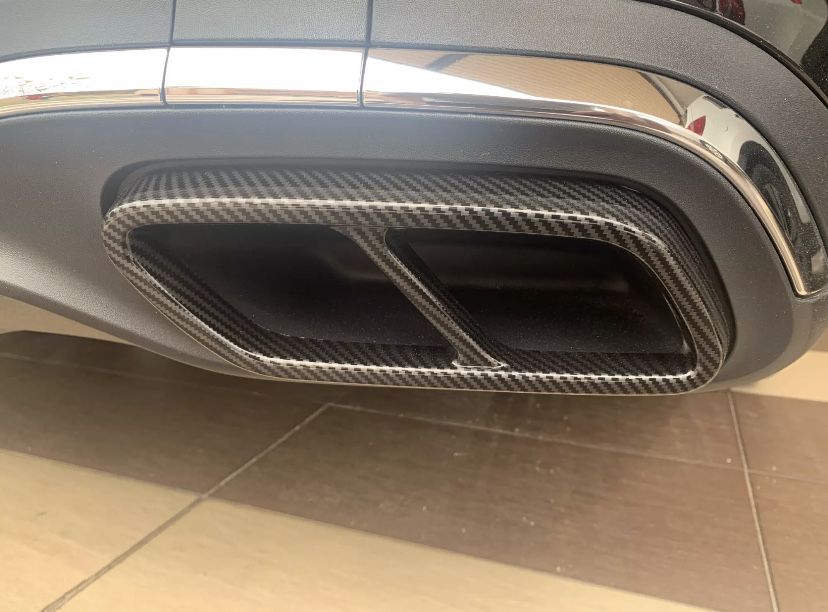 Насадки на выхлопную трубу Mercedes AMG GLC A E C W205 W213 W176 W246