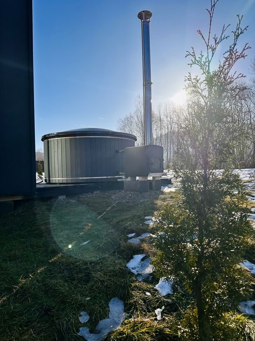 Відпочинок в Карпатах. Котедж з чаном. Оренда Микуличин Буковель. Шале