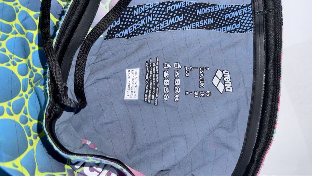 Calções natação competição ARENA Carbon Air 2 Caimano