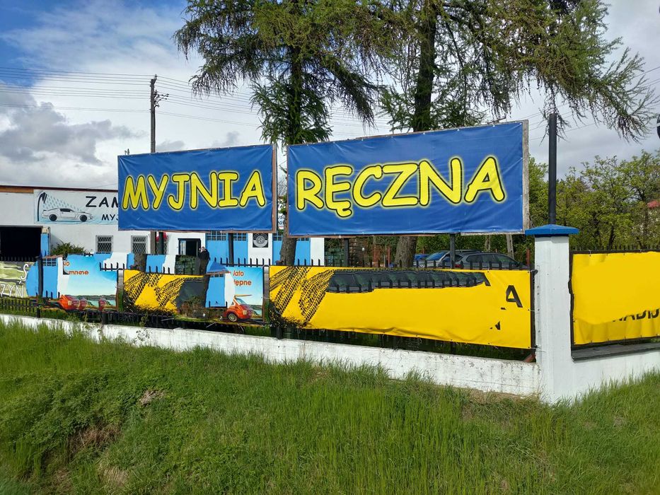 Stojak reklamowy billboard konstrukcja reklamowa 3,9m x 1,5m Solidny