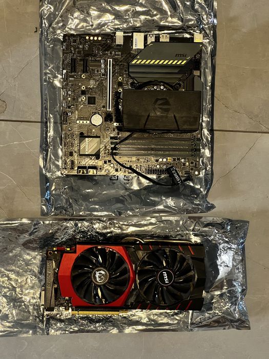 Zestaw: Intel i3-10105f, GeForce GTX 970 4GB, MSI B560M Bazooka