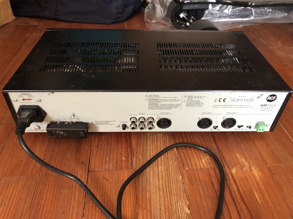 Amplificador RCF 60W Mixer AM 1064