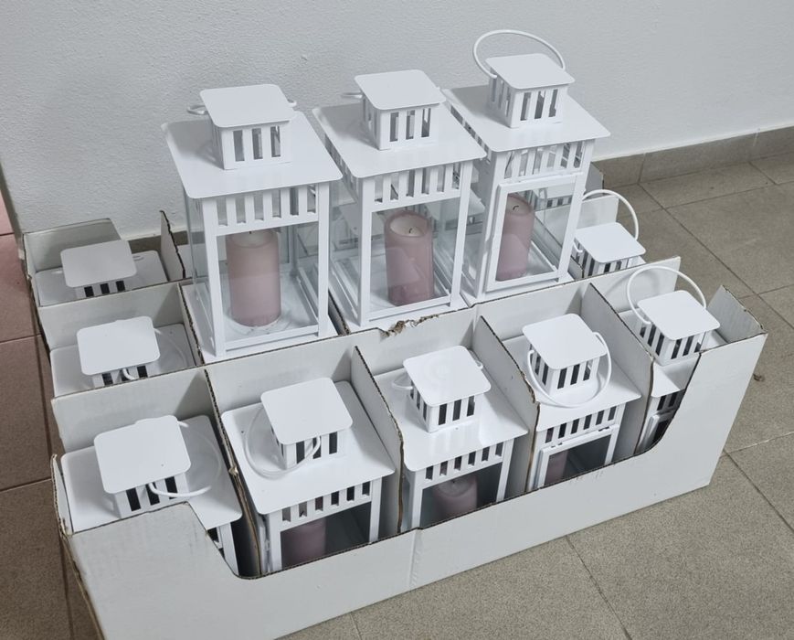 Decoração para eventos - lanternas brancas