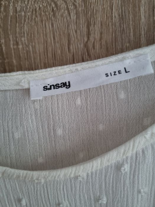 Bluzka koszula Sinsay baskinka