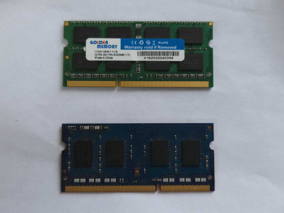 Pamięć RAM DDR3 SODIMM 4 GB i 2 GB do laptopa