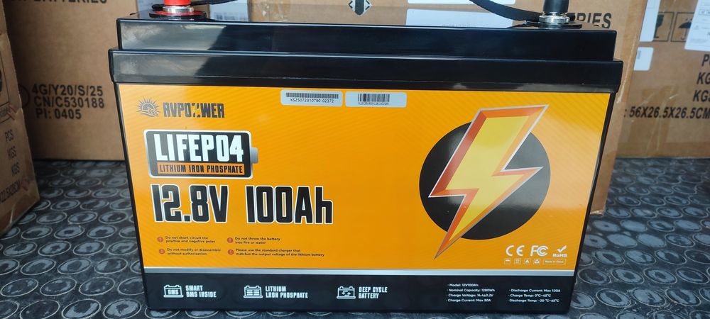Акамулятор 100 Ah LifePO4 літій залізо фосфат