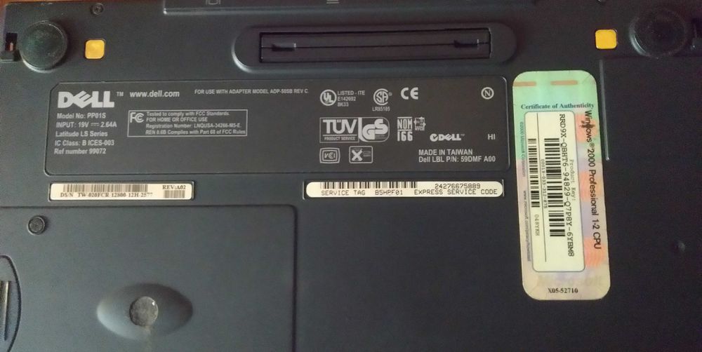 Ноутбук Dell раритетный