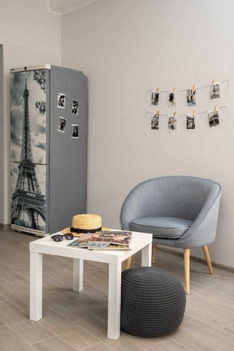 Дизайн-проект "ПАРИЖ У ВІКНІ". ЖК Британський Квартал. Подобова оренда