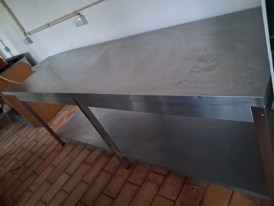 Bancada inox industrial