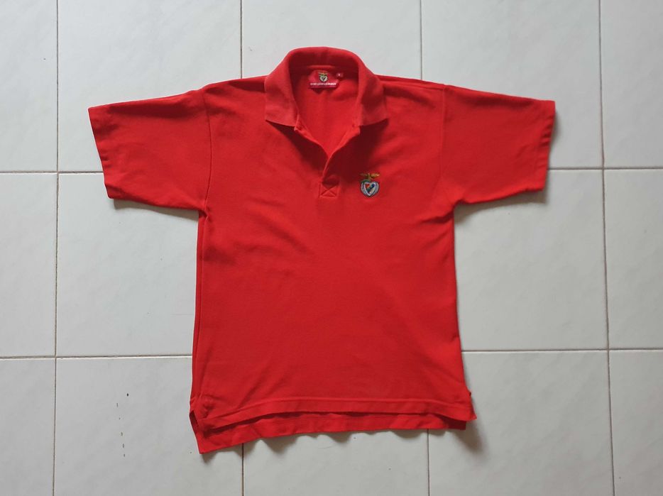 Muito raro Polo do SLB - Benfica, Tamanho S, anos 90