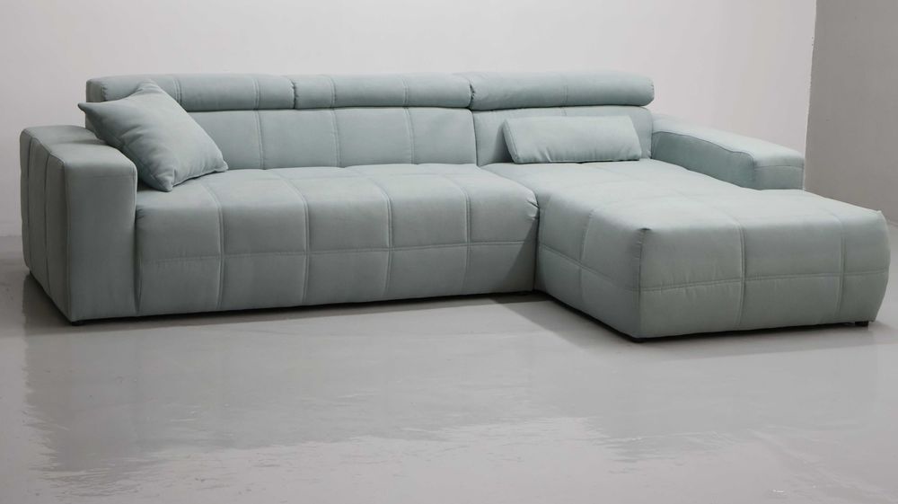 TKA Narożnik regulowane zagłówki szałwiowy kolor rogówka kanapa sofa