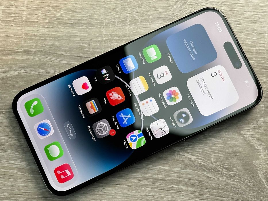 Apple iPhone 14 Pro Max - 1TB Space Black Neverlock 100% АКУМУЛЯТОР