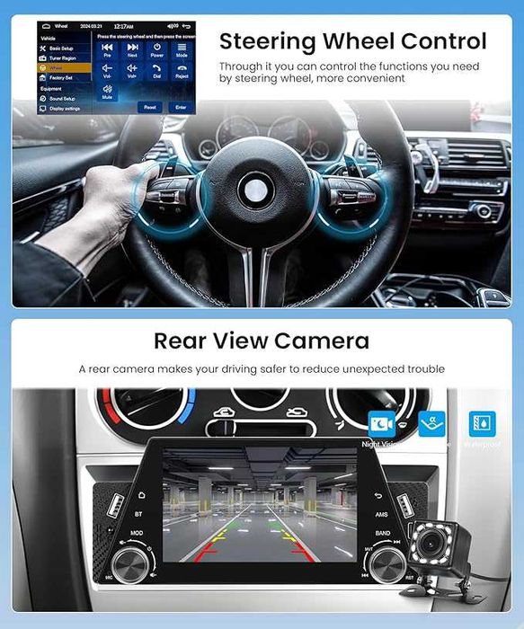 Bezprzewodowe radio samochodowe Carplay