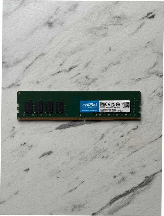 Оперативна пам'ять Crucial 32GB DDR4 2666MHz DIMM