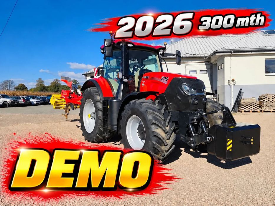 Case IH Puma 200 Multicontroller AFS GPS  Case IH Puma 200 maszyna DEMO - 3 lata gwarancji - kredyt 0% - 300mth