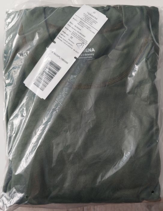 Bielizna z dzianiny trudnotopliwej z długimi rękawami rozmiar M