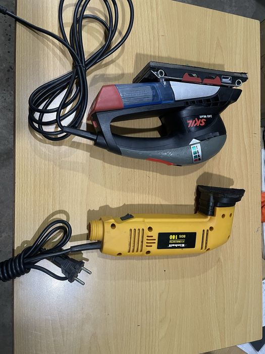 Шліфмашинка Skil та Einhell