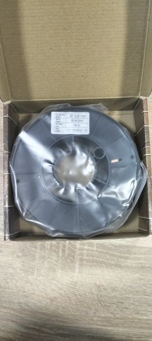 Дріт зварювальний з обмідненою поверхнею 0,8 мм 1 кг