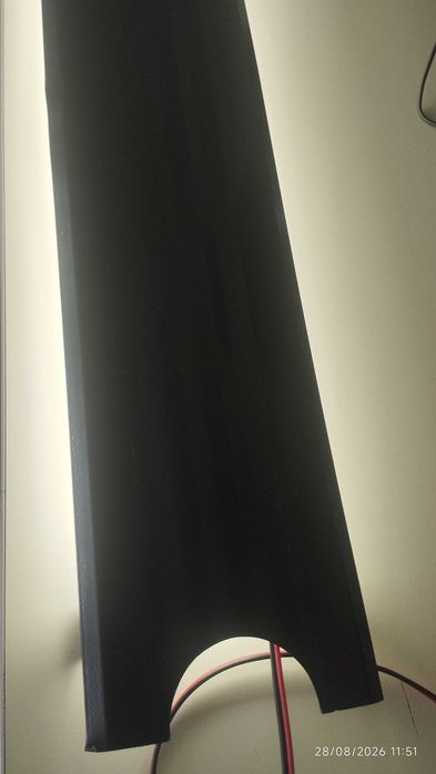 Calhas de luz led para aquarios 70cm branco frio