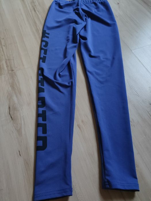 Fioletowe legginsy S