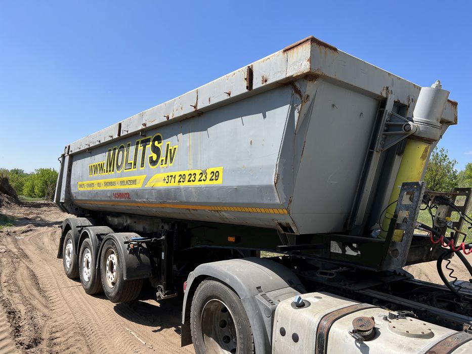 Напівпричіп самоскид schmitz saf