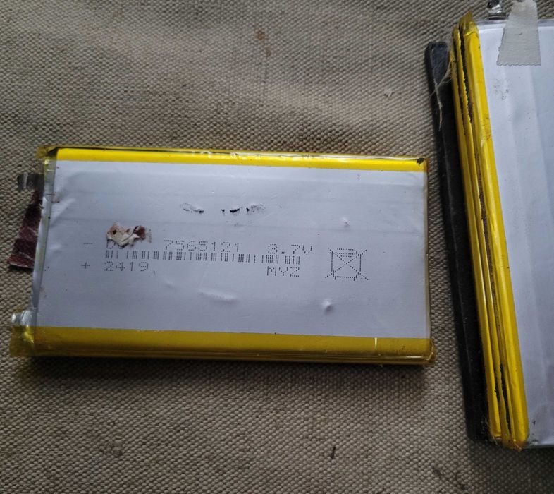 Аккумулятор 7565121 3.7 В 11 штук одним лотом