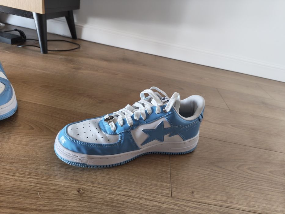 Bape Sta Patent leather blue white