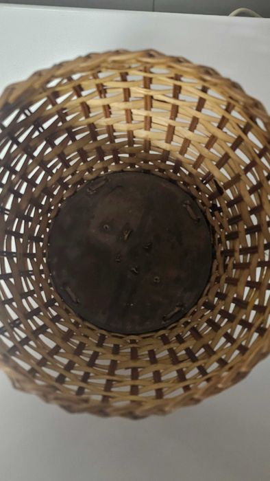 Vaso cachepot cesto em vime