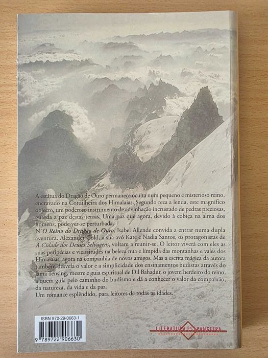 Livro "O Reino do Dragão" de Isabel Allende