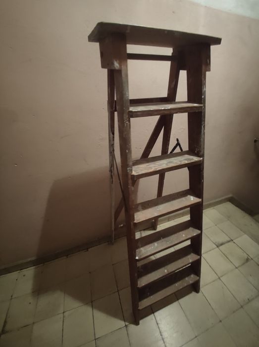 Escadote madeira  1.5m