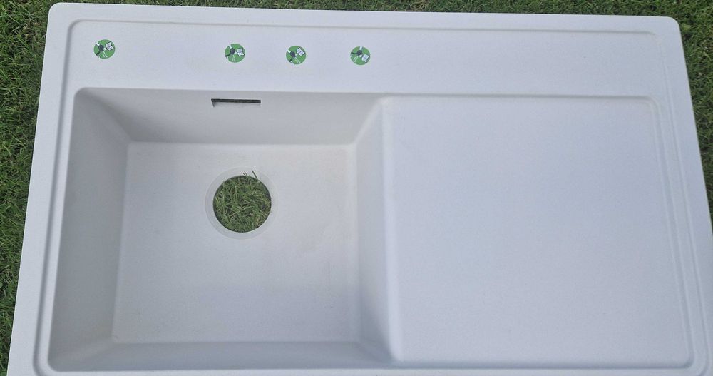 Zlewozmywak jednokomorowy Blanco ZENAR 45s-F granit biały