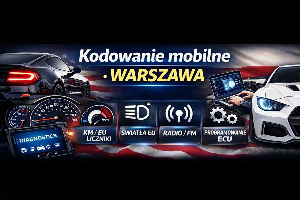 Kodowanie Mobilne aut • USA / JAPONIA • WARSZAWA