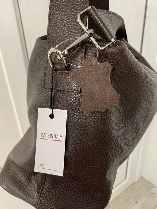 Италия новая большая кожаная сумка