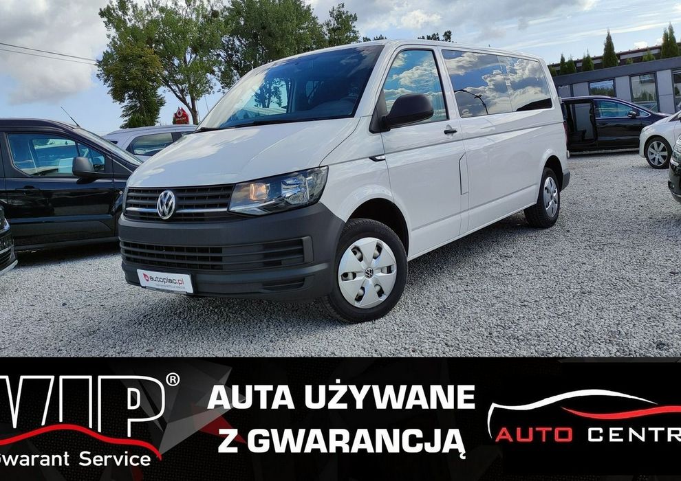 Volkswagen Transporter T6 2.0 TDI 102km Klima L2 Long Długi Brygadówka Dubel Kabina GWARANCJA