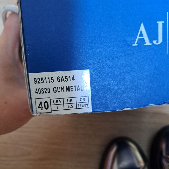 Кроссовки кеды мокасины унисекс Armani Jeans p.40