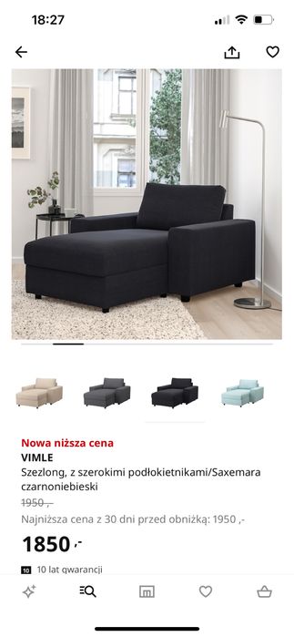 Ikea szeslong Vimle