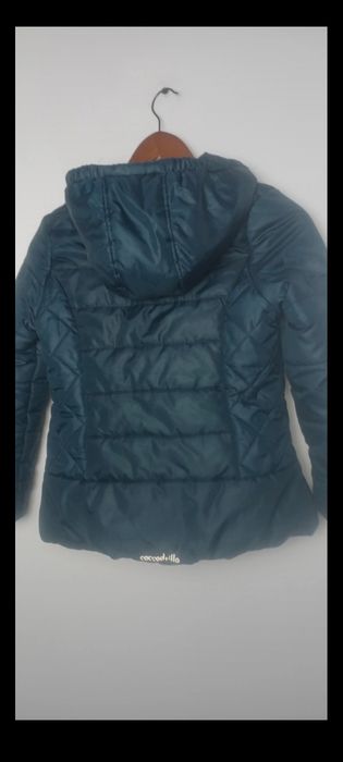 Ocieplana kurtka z kapturem Coccodrillo granatowa r. 128 / 134