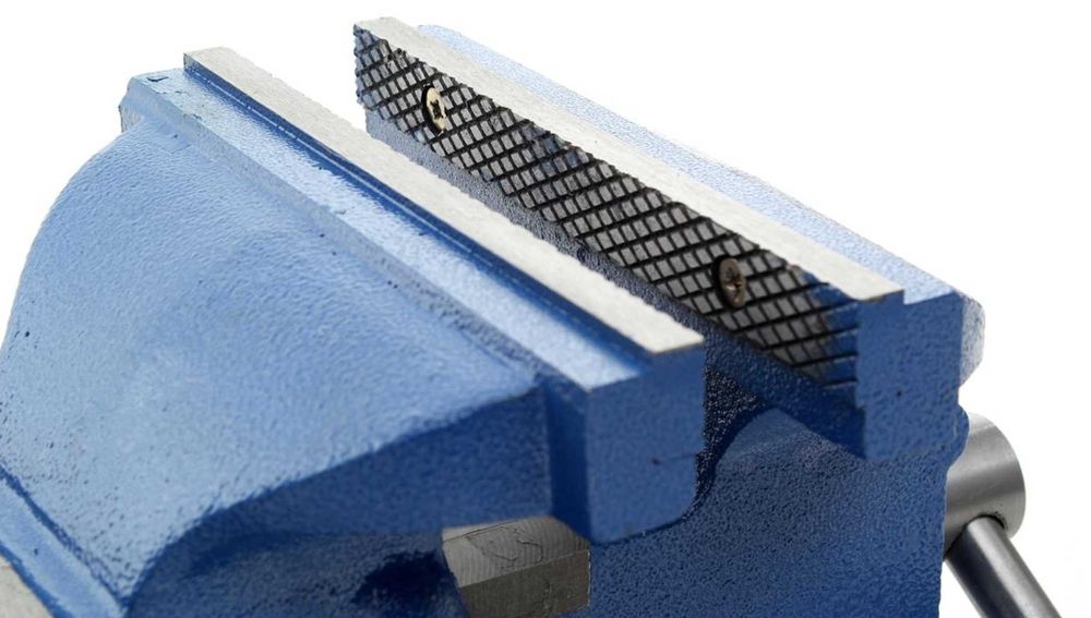 Imadło ślusarskie OBROTOWE z kowadłem 100mm Stal HARTOWANA