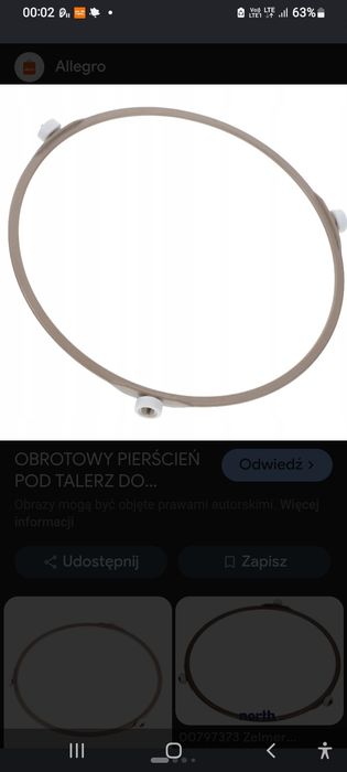 Plastikowy Pierścień Obrotowy Do  Kuchenki   Mikrofalowej