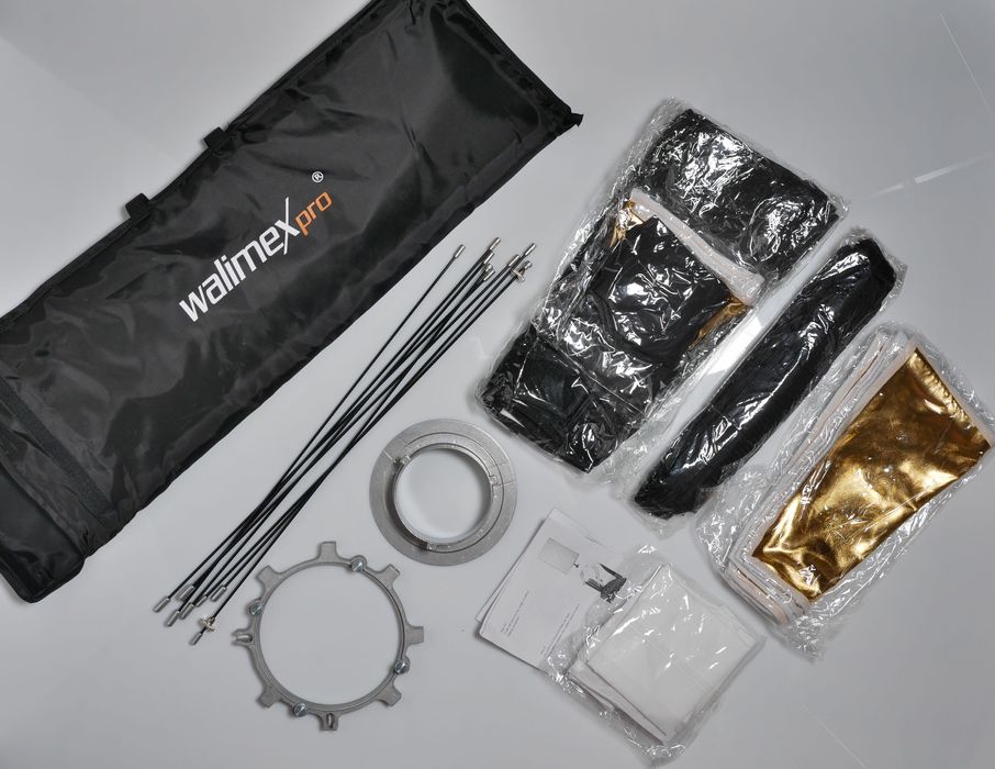 Softbox Walimex Octa 90cm PLUS bowens + grid NOWY