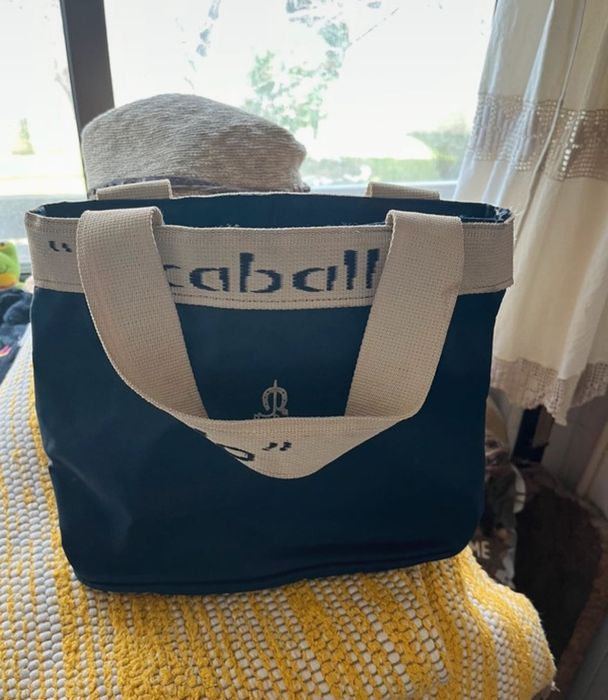 Saco El Caballo azul escuro pequeno