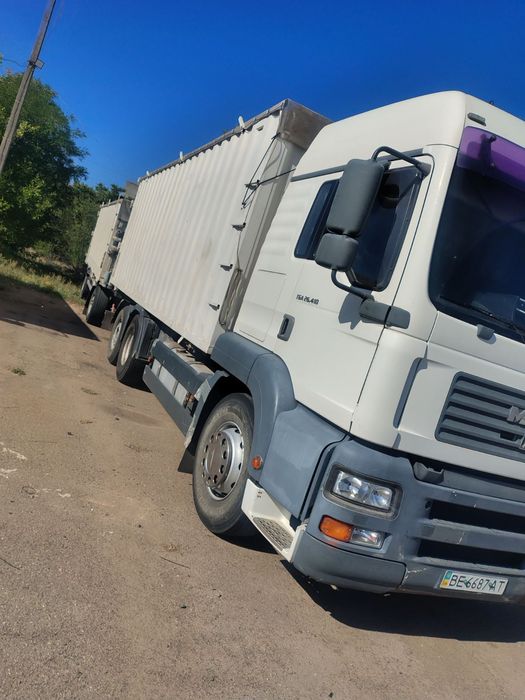 MAN TGA 26.430 контейнеровоз з причепом та кузовами