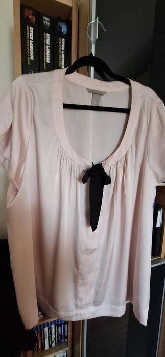 Bluzka satynowa plus size