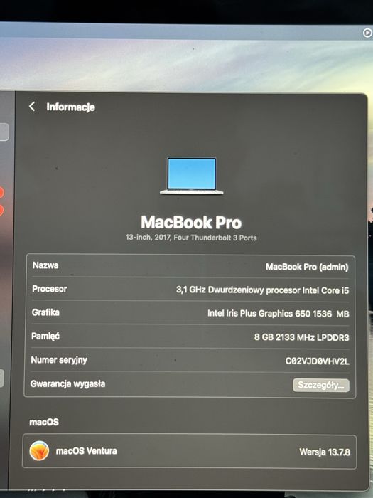 Apple MacBook Pro 13 touchbar